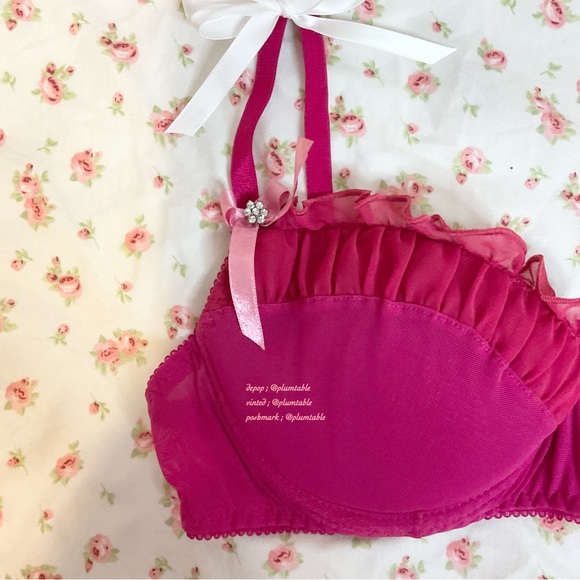 Coquette Y2K Pink Bra - Picture 2 of 4